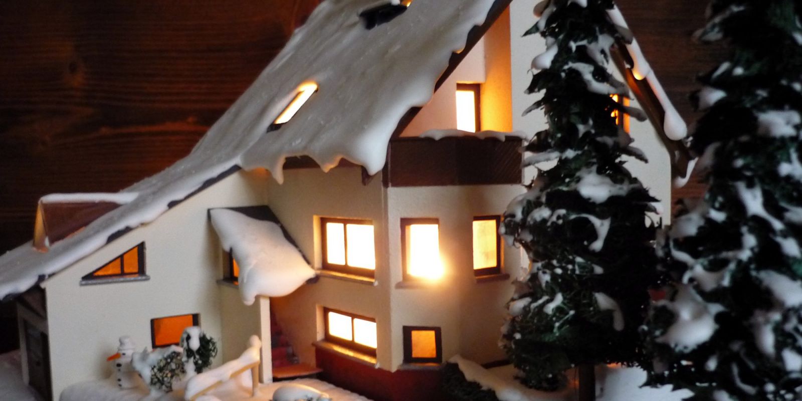 Lichterhaus gebaut nach Bauzeichnung Lichterhaus gebaut nach Bauzeichnung