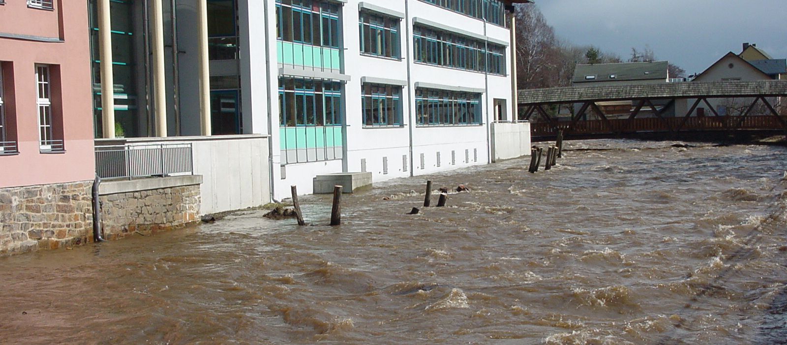 Flöhahochwasser Hochwasser Flöha