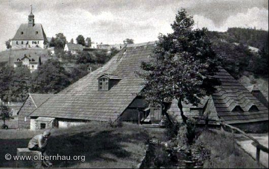 Die Alte Hüttenmühle um 1900