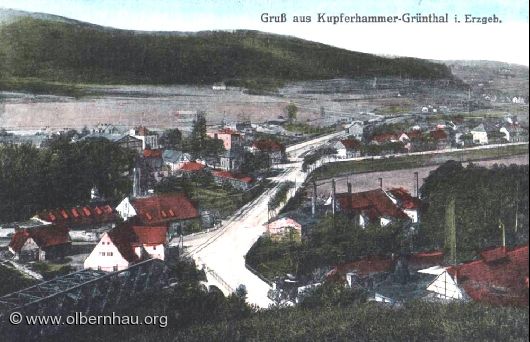 Blick auf Grünthal um 1920