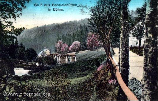Gabrielahütten um 1900