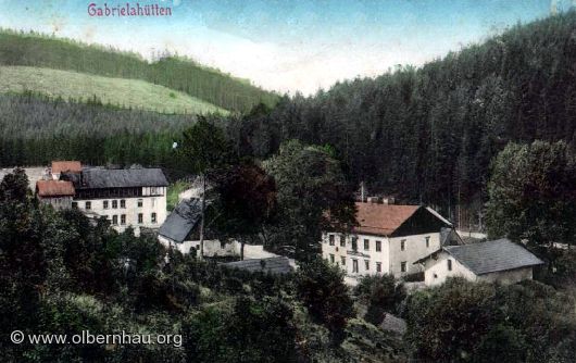 Gabrielahütten um 1905