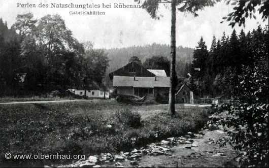 Gabrielahütten im Natschungtal um 1930