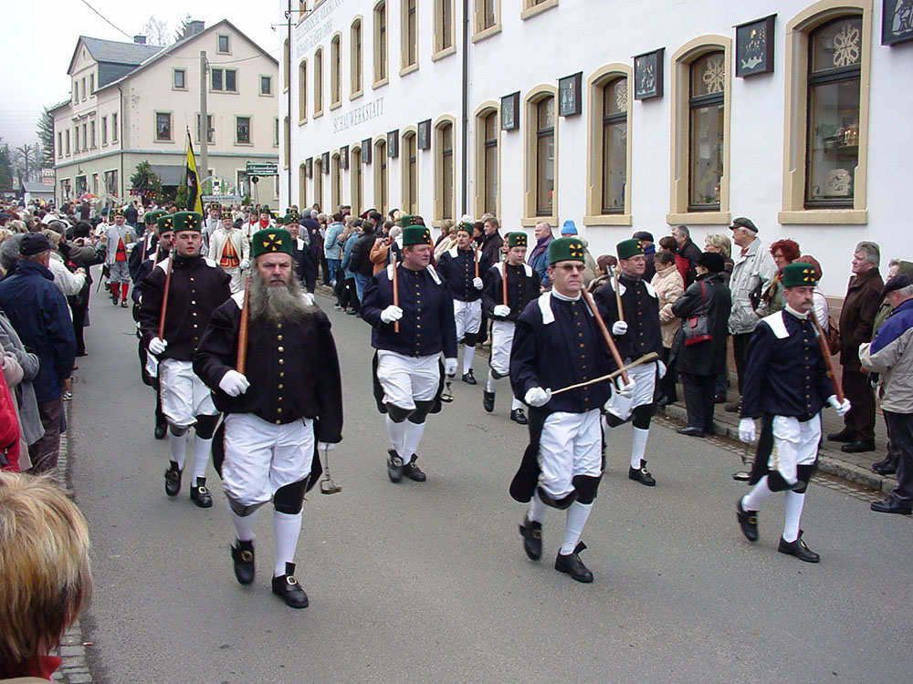Bergparade in Seiffen zum Advent