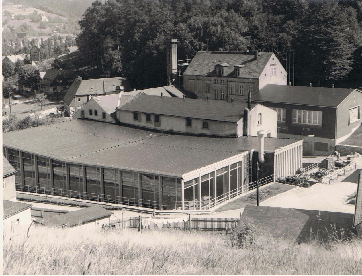 Neue Produktionshalle ab 1971
