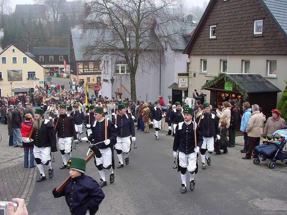 Weihnachten Seiffen Bergparade