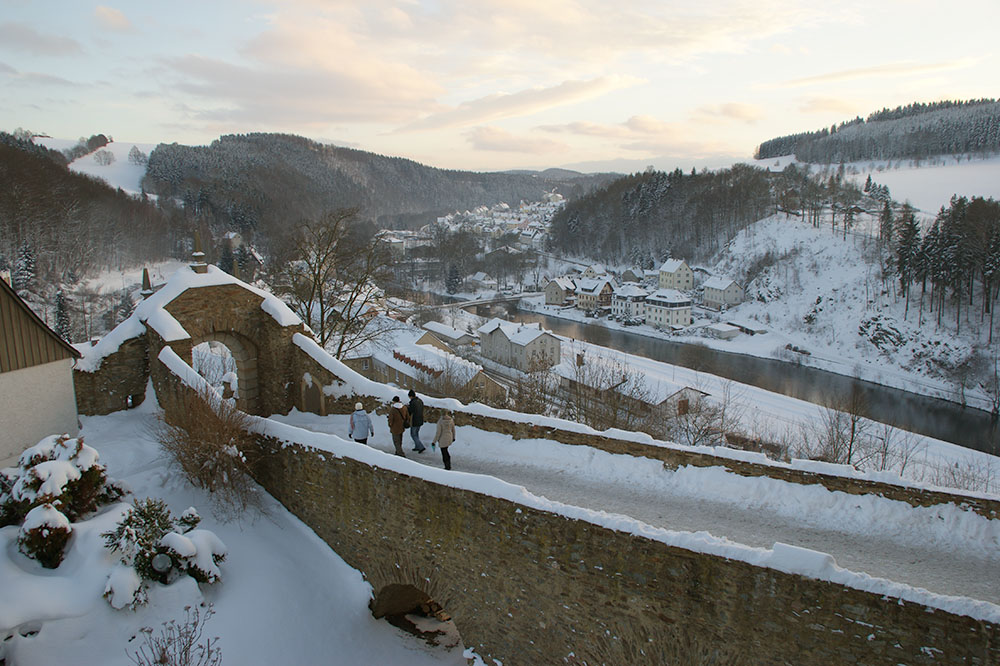Blick von der Burg Scharfenstein
