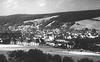 Blick vom Hainberg auf Olbernhau