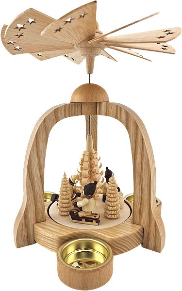 Legler Pyramide Schneeball für Teelicht