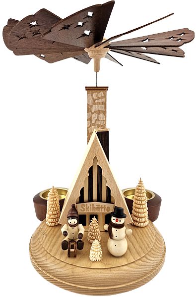HoDreWa Legler Räucherpyramide Skihütte