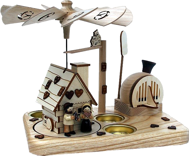 Ganzjahrespyramide Motiv Haensel und Gretel Firma Legler