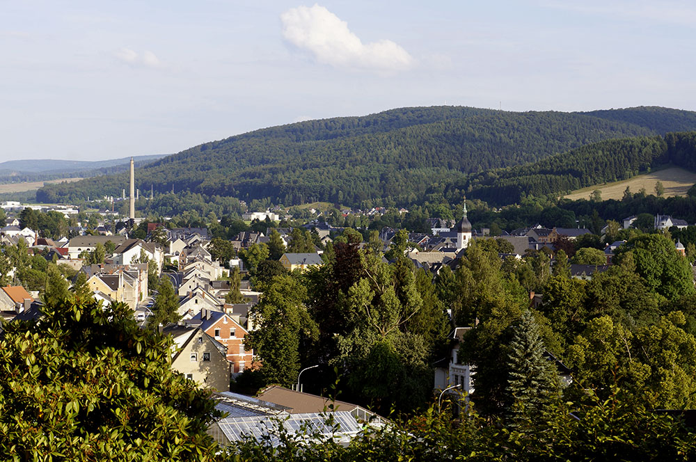 Blick auf Olbernhau Stadt Olbernhau