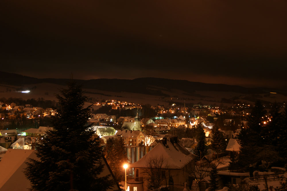 Winterabend in Olbernhau